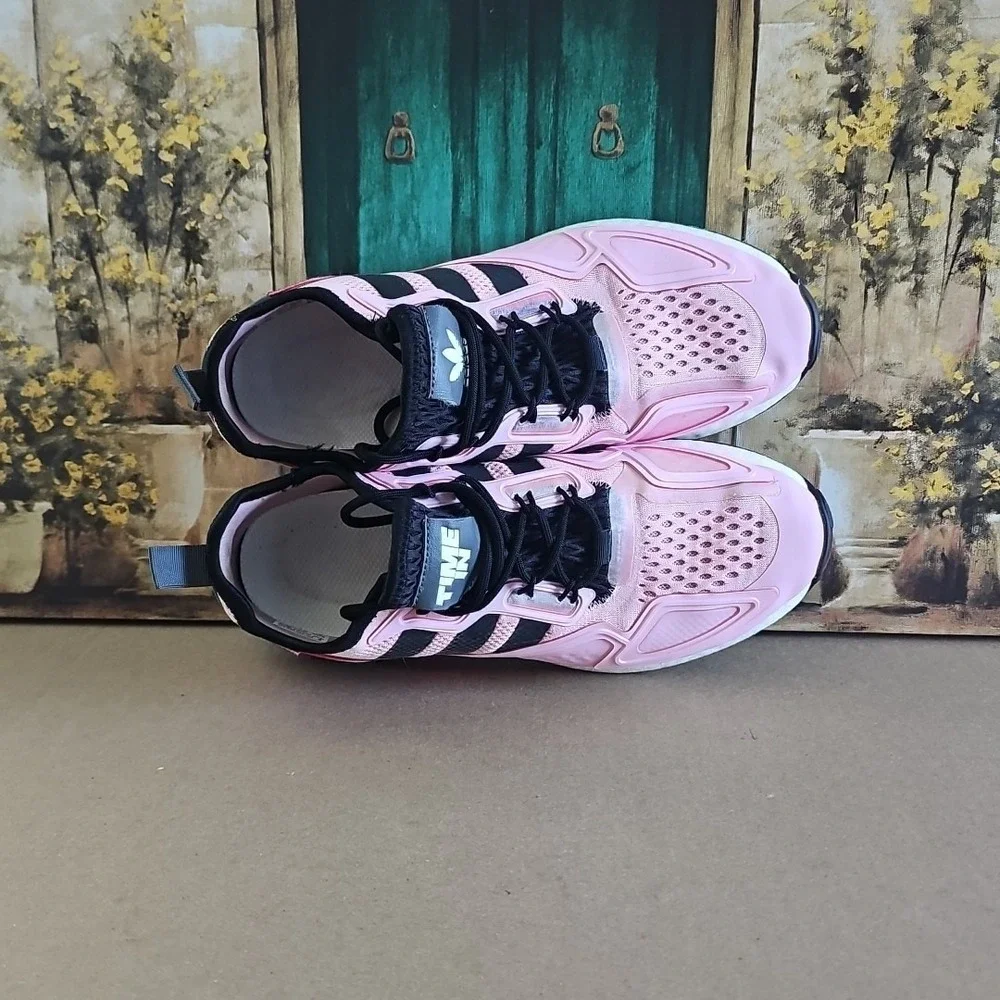 Adidas Men's Ninja ZX 2K Boost Pink‎ Running Shoes FZ0454 Size 8